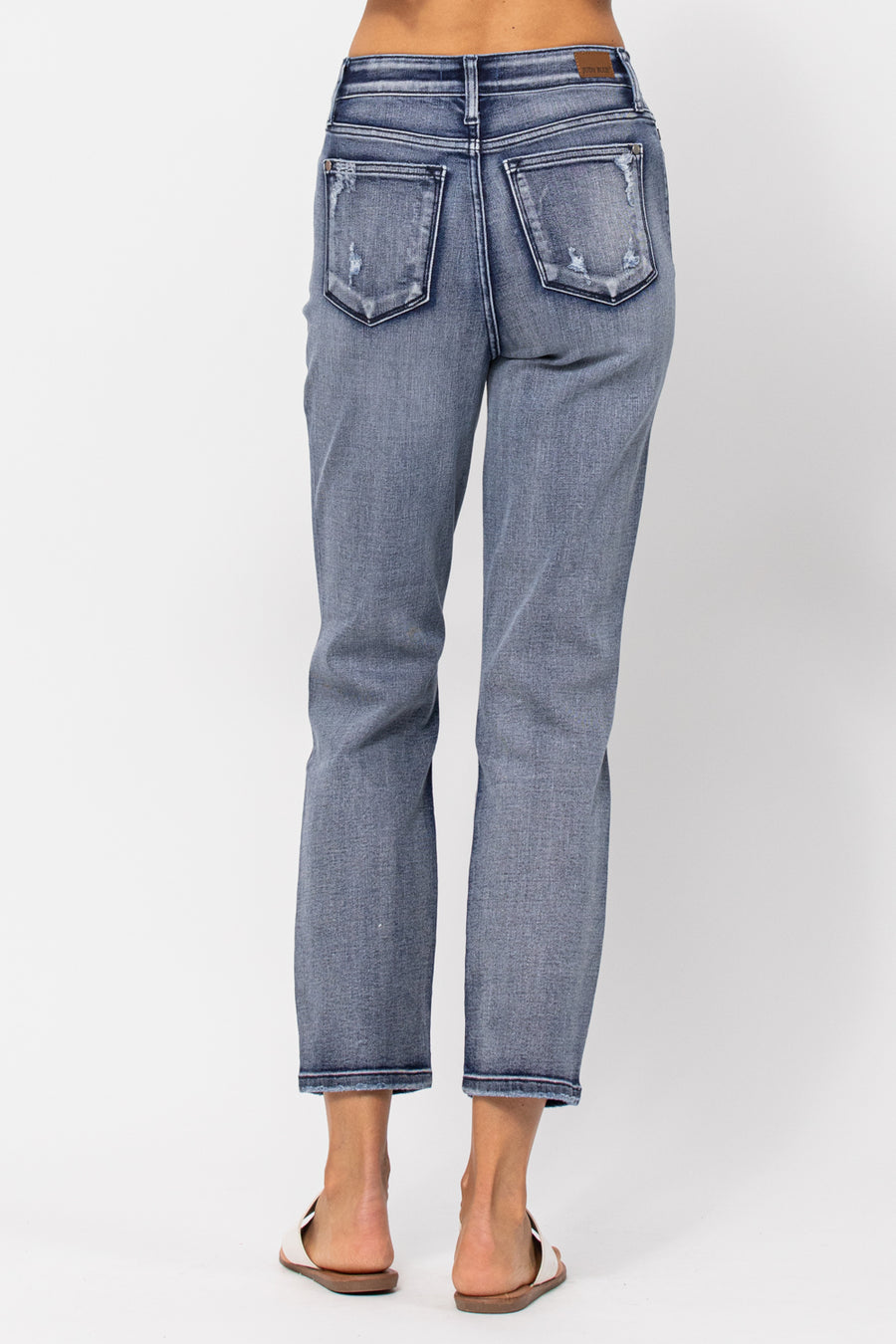 Alyson High Waist Destroyed Boyfriend