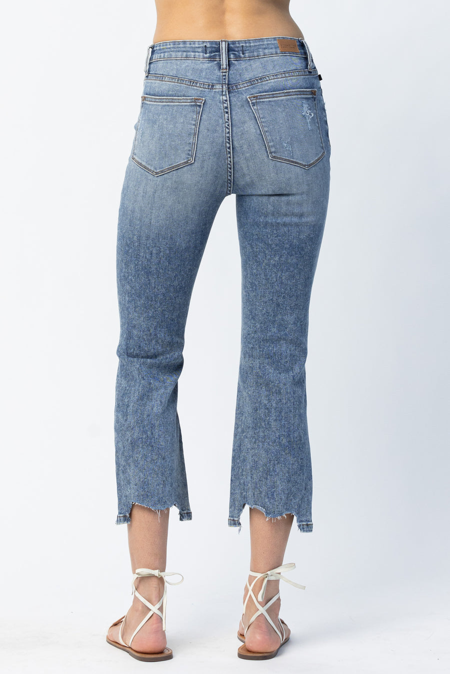 Darla Cropped Chew Hem Bootcut