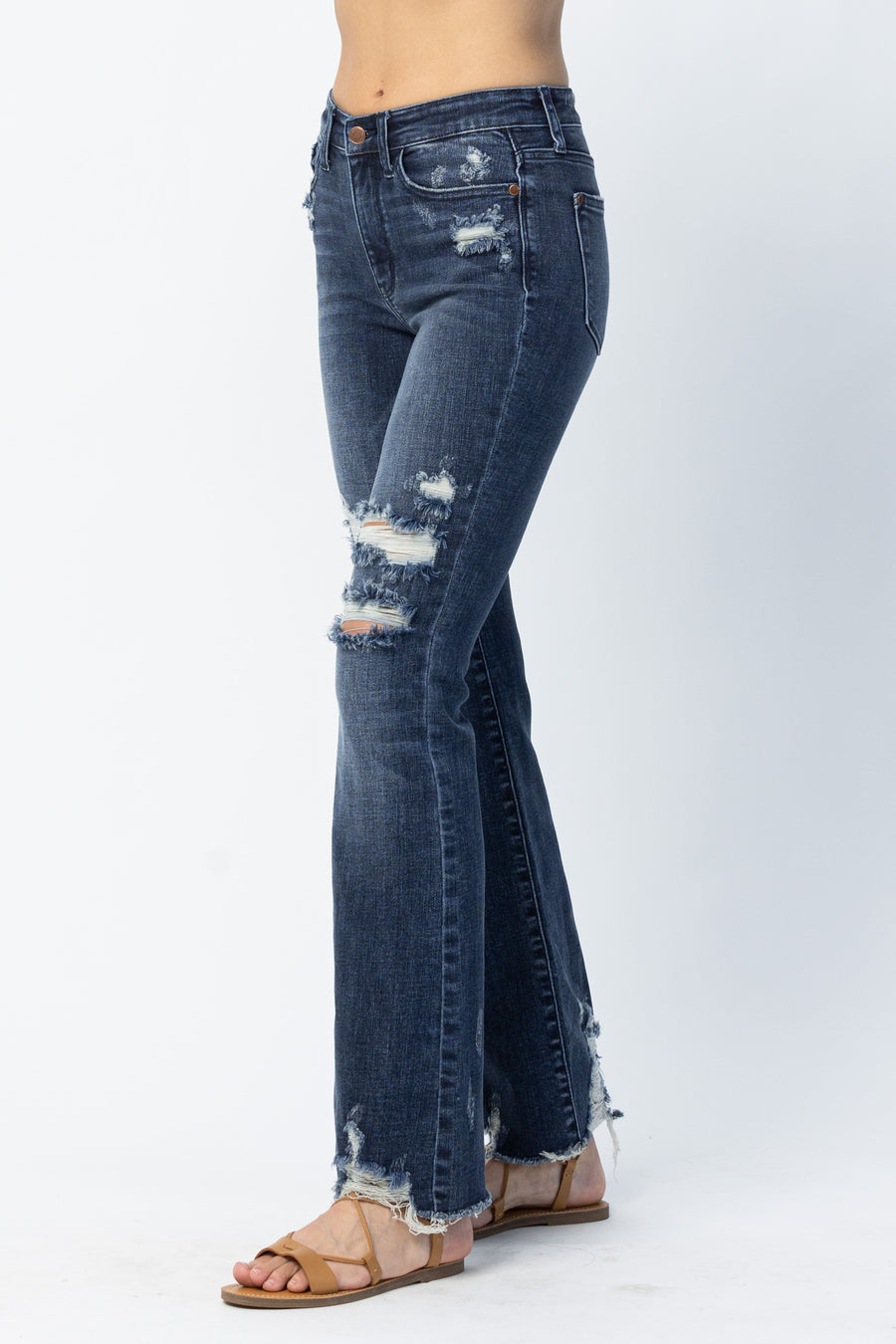 Bailey Contrast Slim Bootcut - PLUS