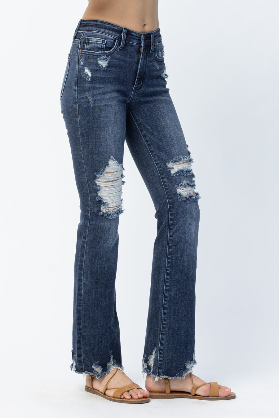 Bailey Contrast Slim Bootcut - PLUS
