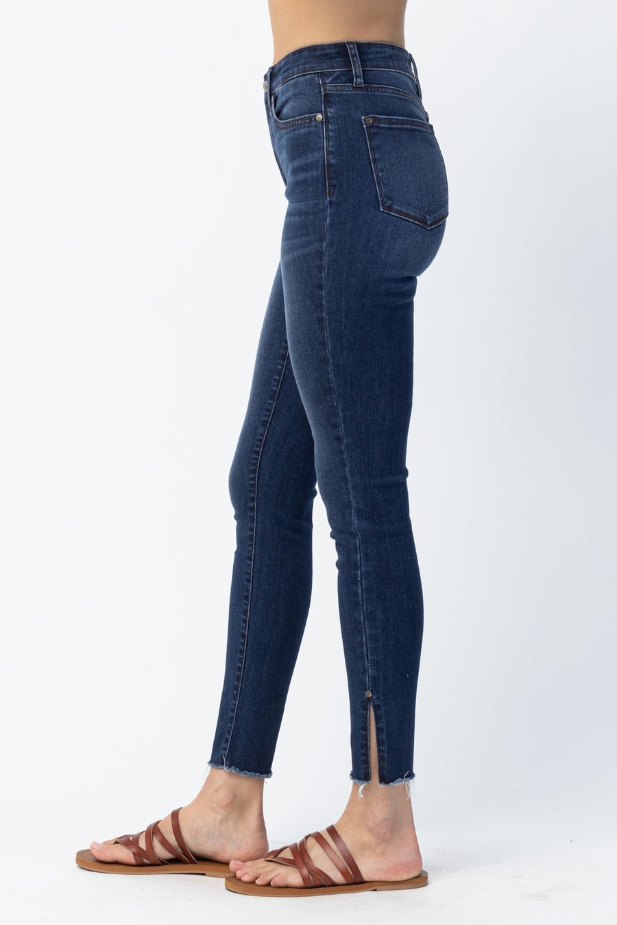 Serena Side Slit Skinny - PLUS
