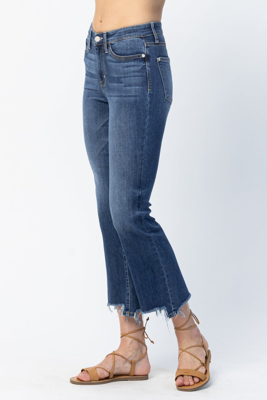 Farrah Cropped Step Hem Bootcut - PLUS