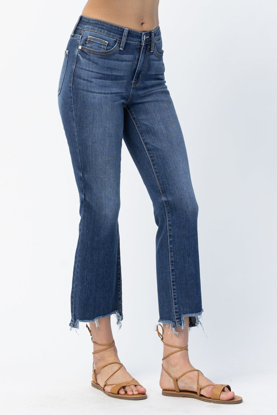 Farrah Cropped Step Hem Bootcut - PLUS