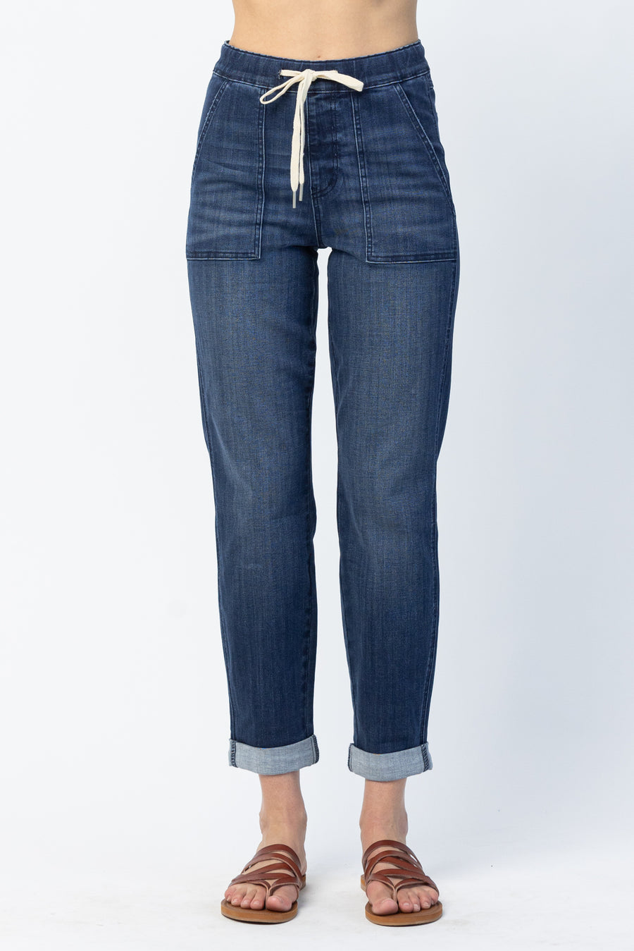 Nadine Pull-On Drawstring Joggers - PLUS