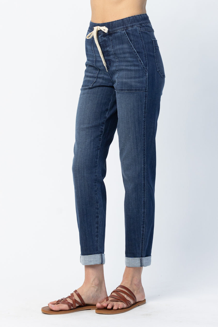 Nadine Pull-On Drawstring Joggers - PLUS