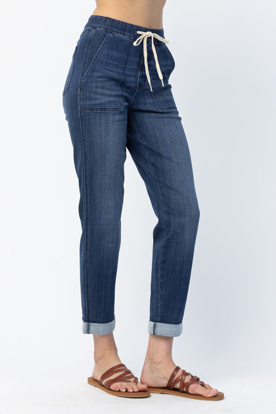Nadine Pull-On Drawstring Joggers - PLUS
