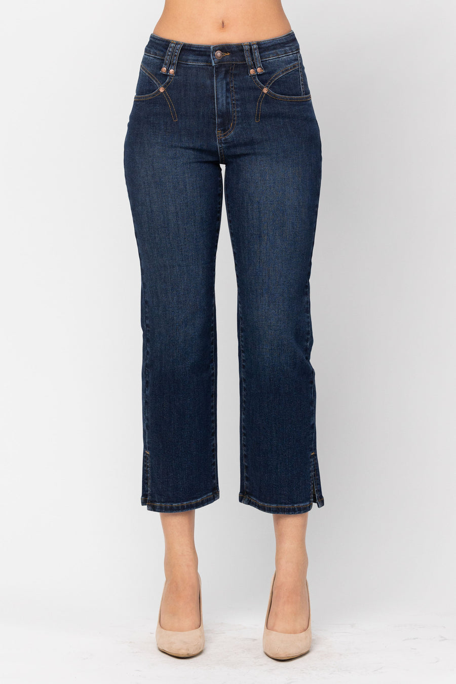 Amery Pocket Detail Straight Leg - PLUS