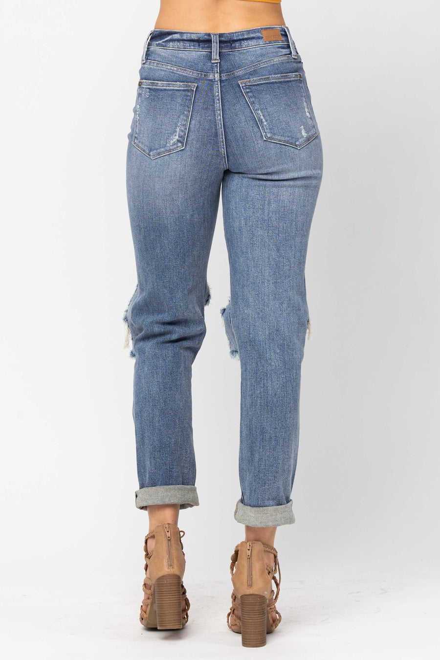 Janine Vintage Heavy Destroy Straight