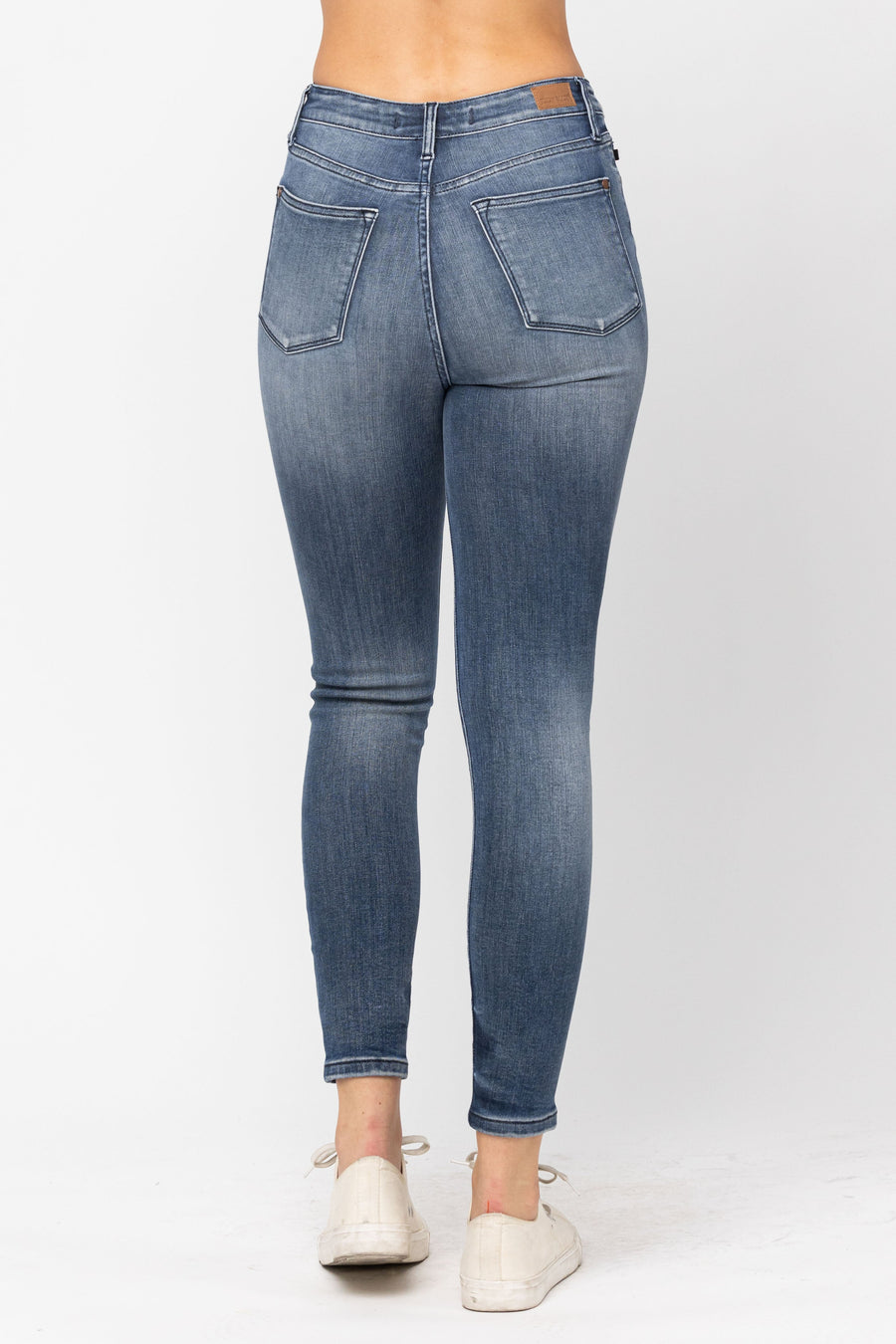 Serene Contrast Wash Tummy Control Skinny - PLUS