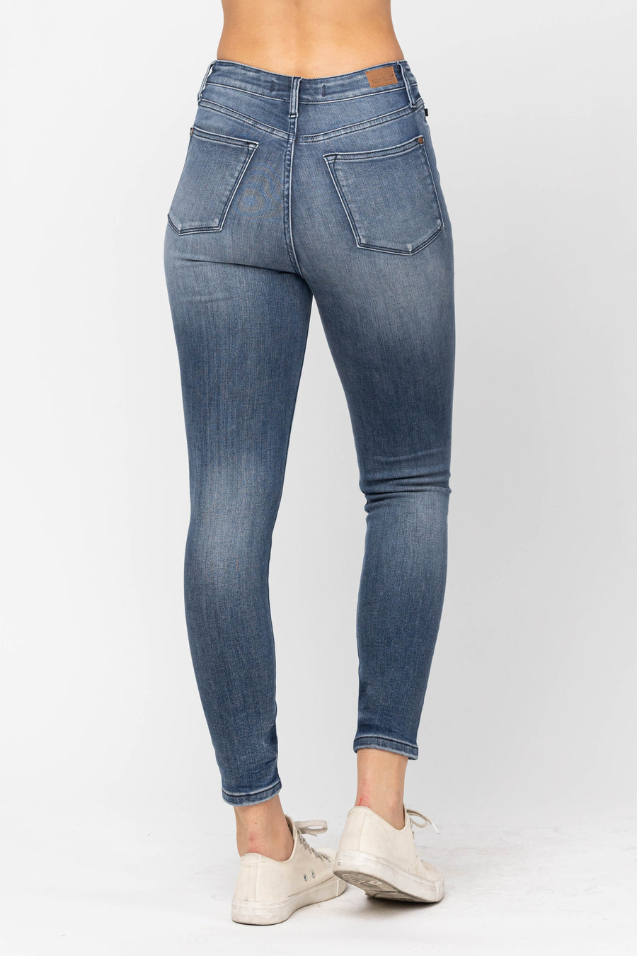Serene Contrast Wash Tummy Control Skinny