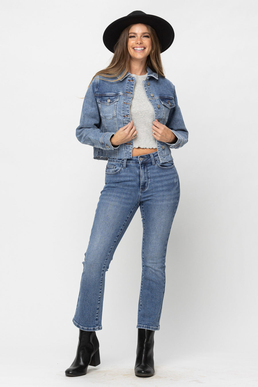 Dallas Howdy Embroidery Classic Fit Jacket - PLUS