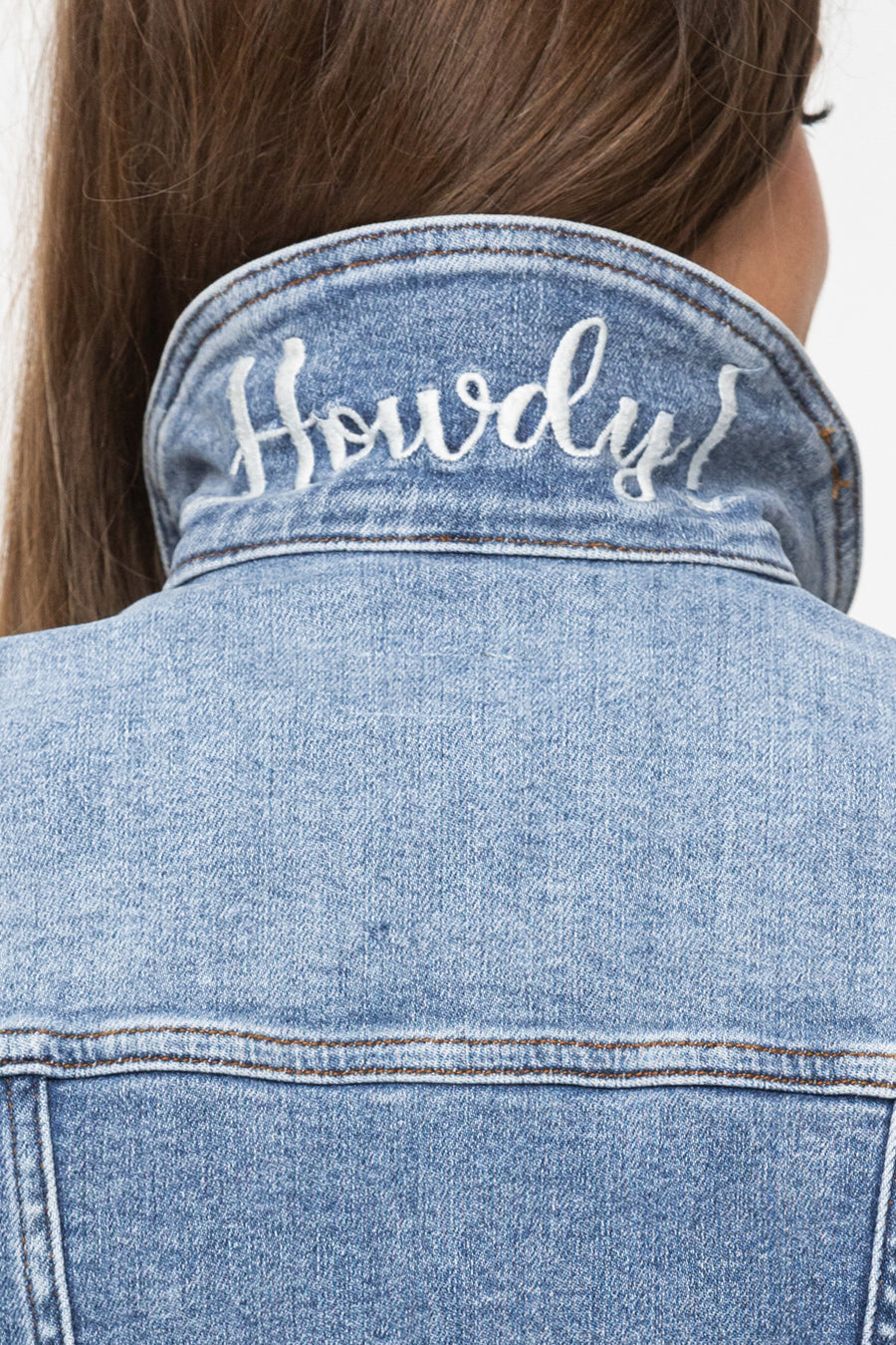 Dallas Howdy Embroidery Classic Fit Jacket