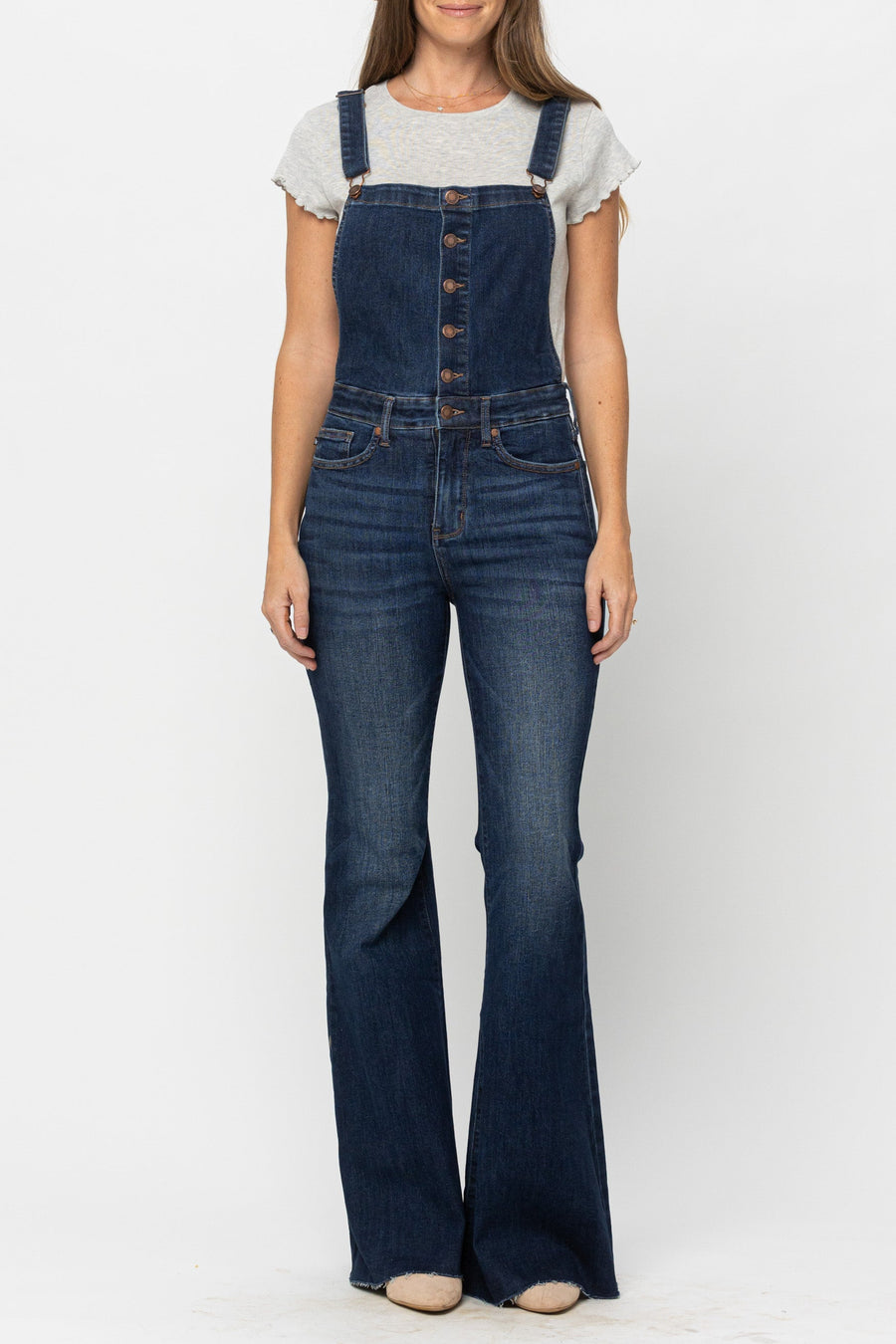 Carolina Tummy Control Flare Overall - PLUS