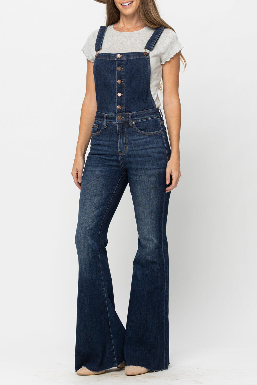 Carolina Tummy Control Flare Overall - PLUS