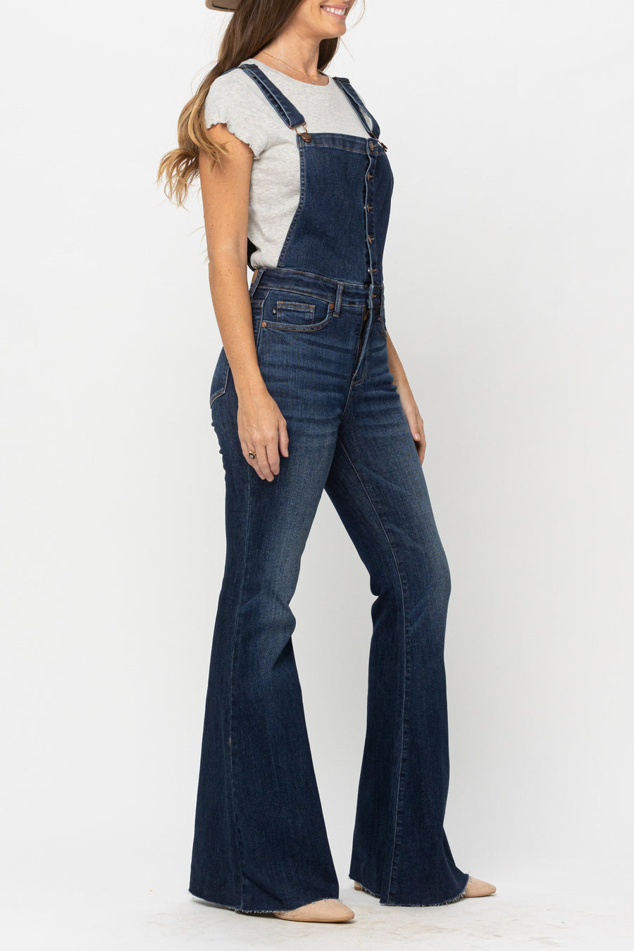 Carolina Tummy Control Flare Overall - PLUS
