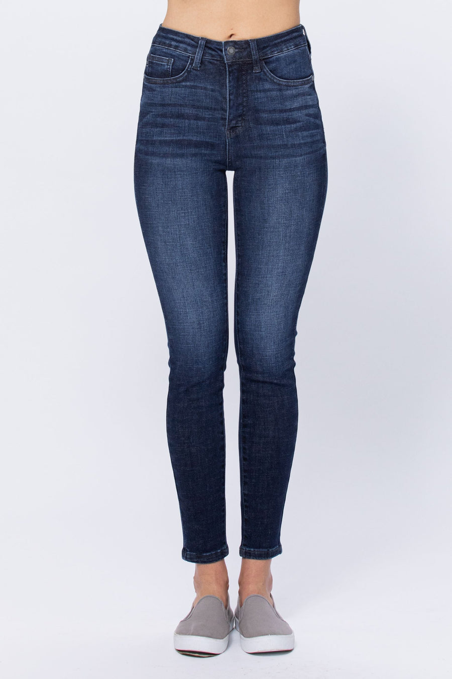 Aubree Dark Tummy Control Skinny - PLUS