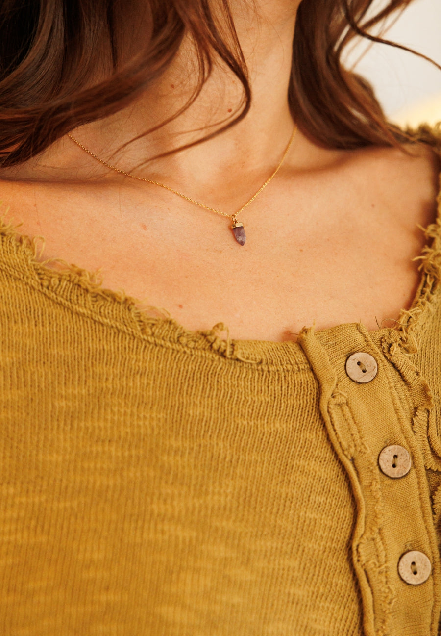 The Amethyst Gemstone Necklace