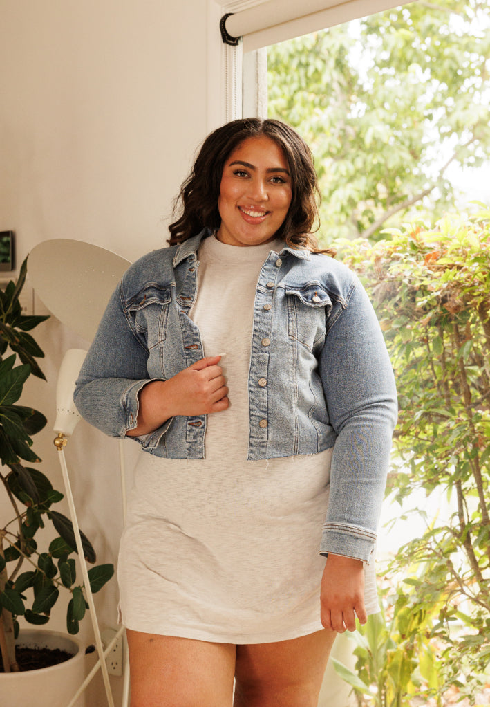 Dallas Howdy Embroidery Classic Fit Jacket - PLUS