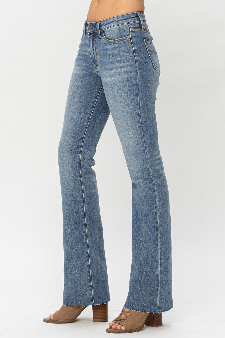 Jennifer Classic Raw Hem Bootcut