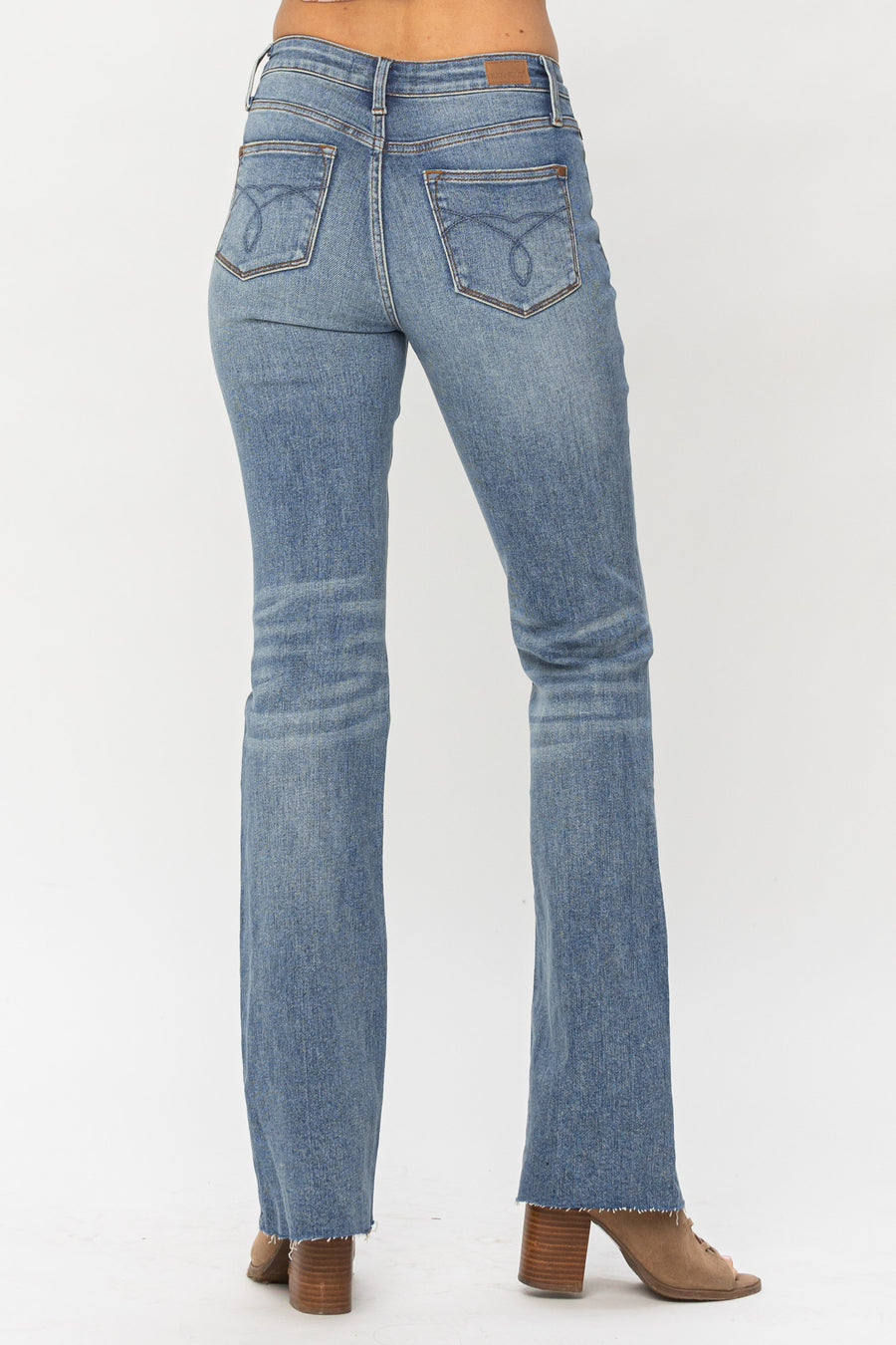Jennifer Classic Raw Hem Bootcut