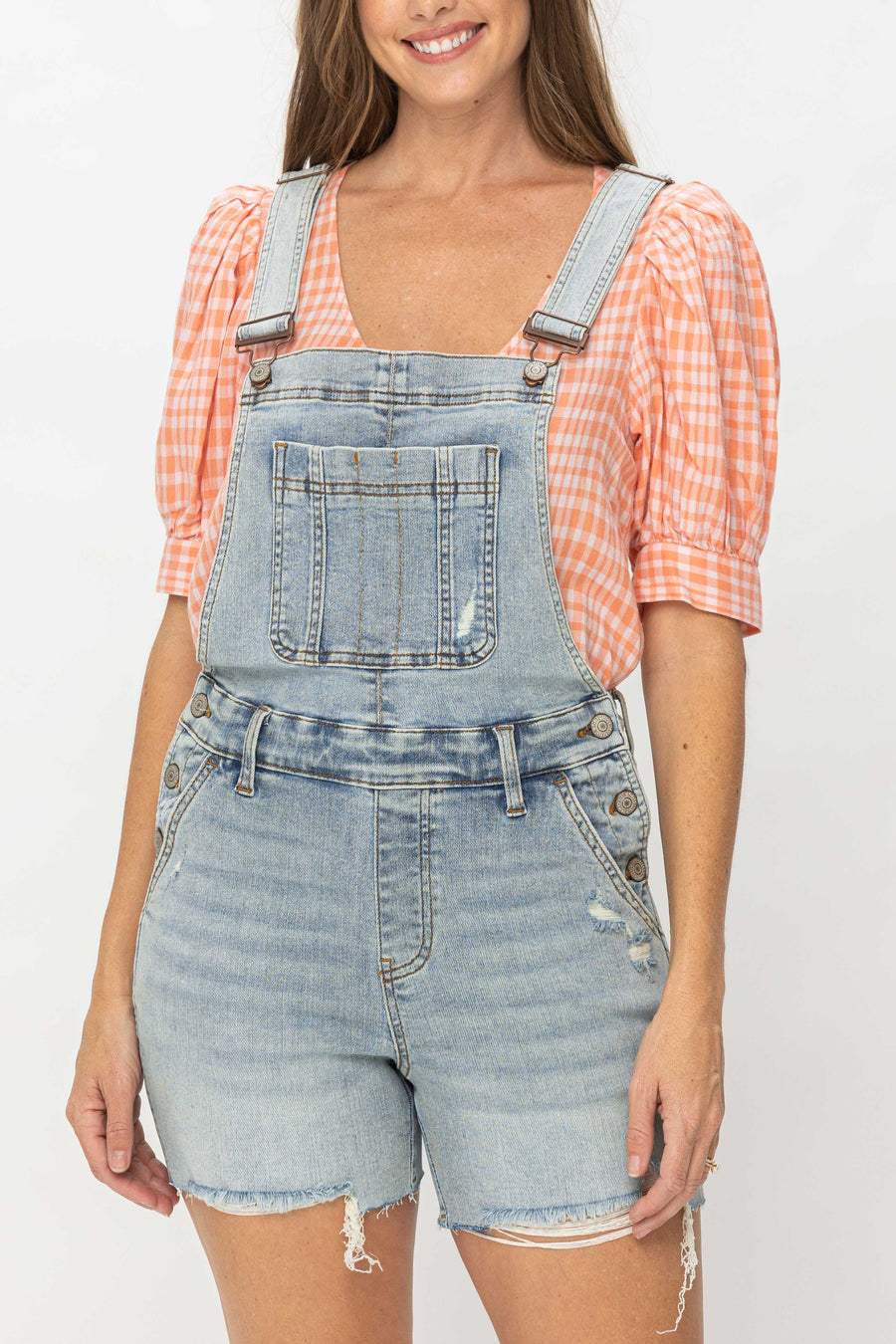 Delaney Destroy Shorts Overall - PLUS