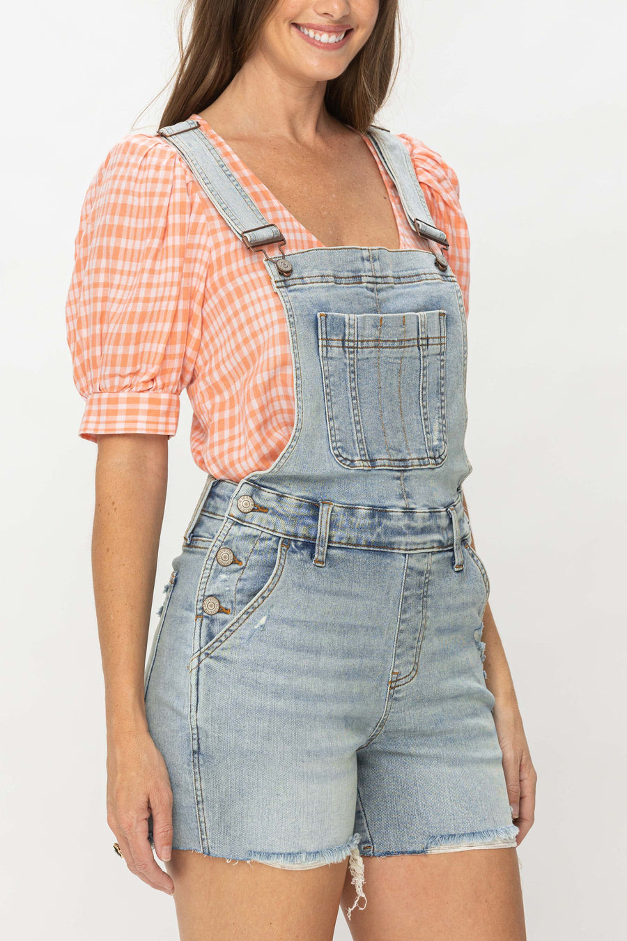 Delaney Destroy Shorts Overall - PLUS