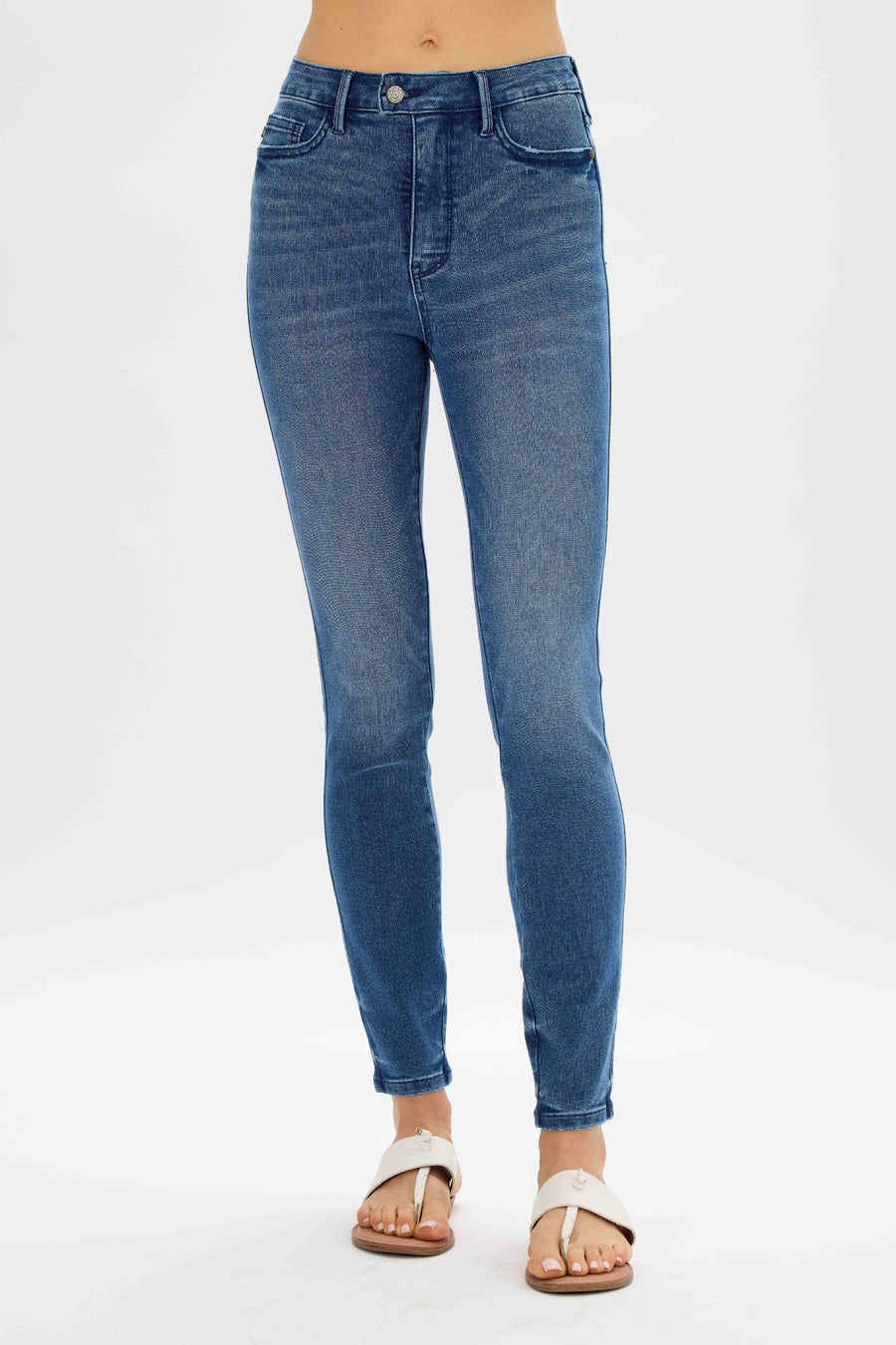 Tanya Cool Denim Medium Wash Skinny - PLUS