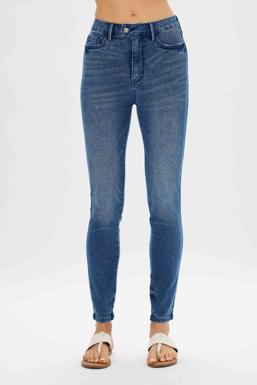 Tanya Cool Denim Medium Wash Skinny - PLUS