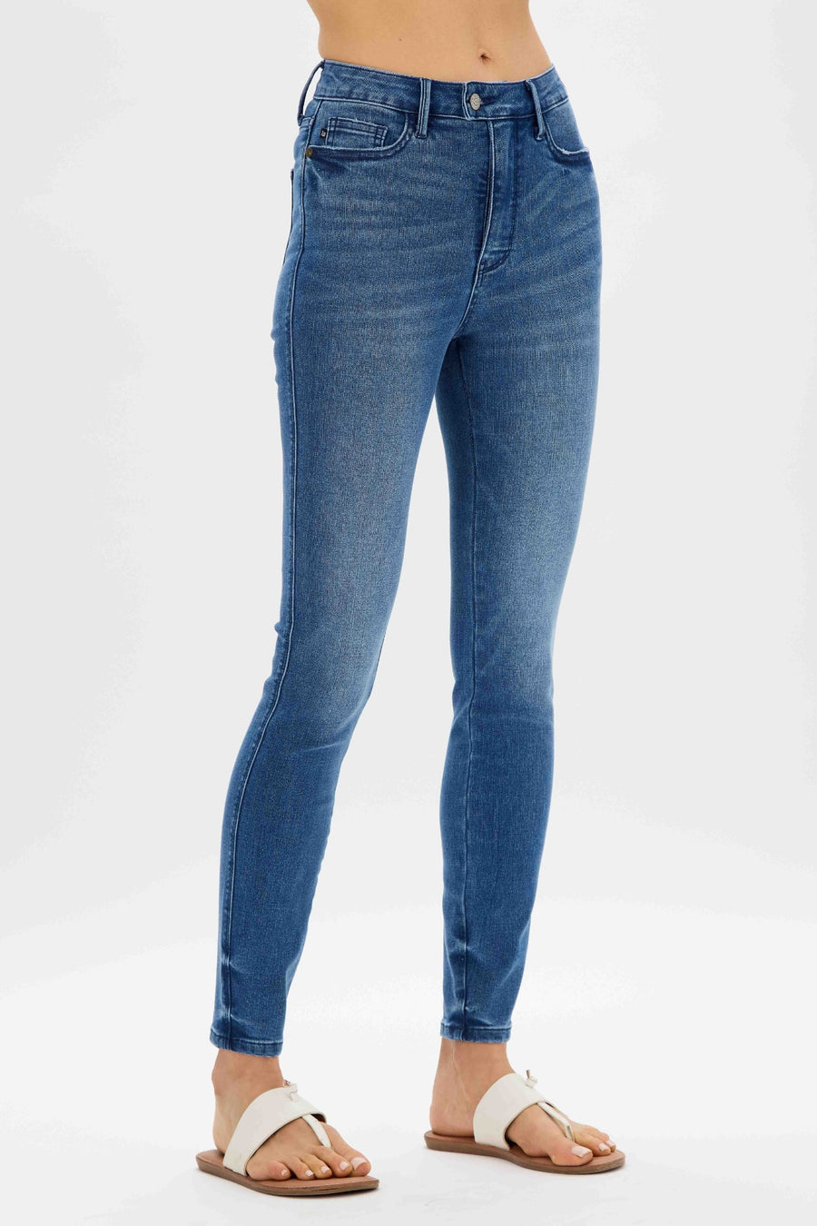 Tanya Cool Denim Medium Wash Skinny - PLUS