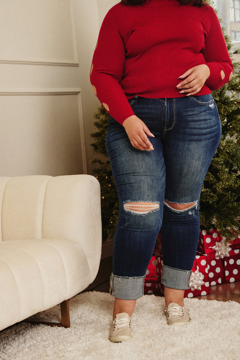 Lillian Minimal Destroy Cuffed Straight - PLUS