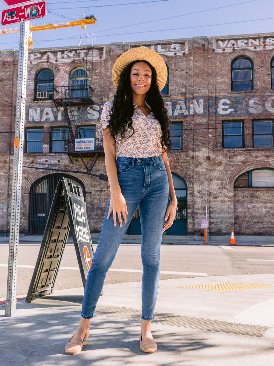Tanya Cool Denim Medium Wash Skinny
