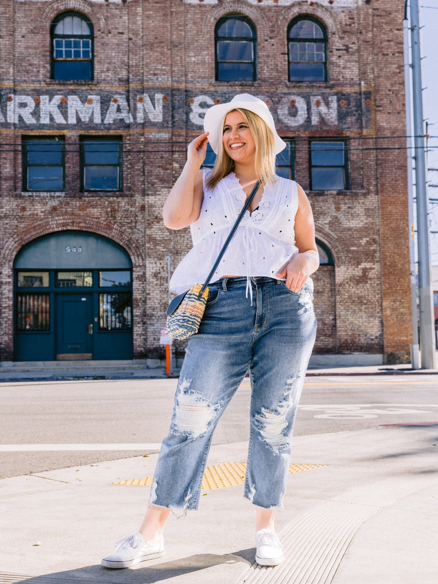 Mia Release Hem Ankle Straight - PLUS