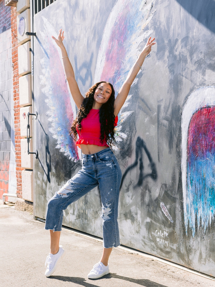 Mia Release Hem Ankle Straight