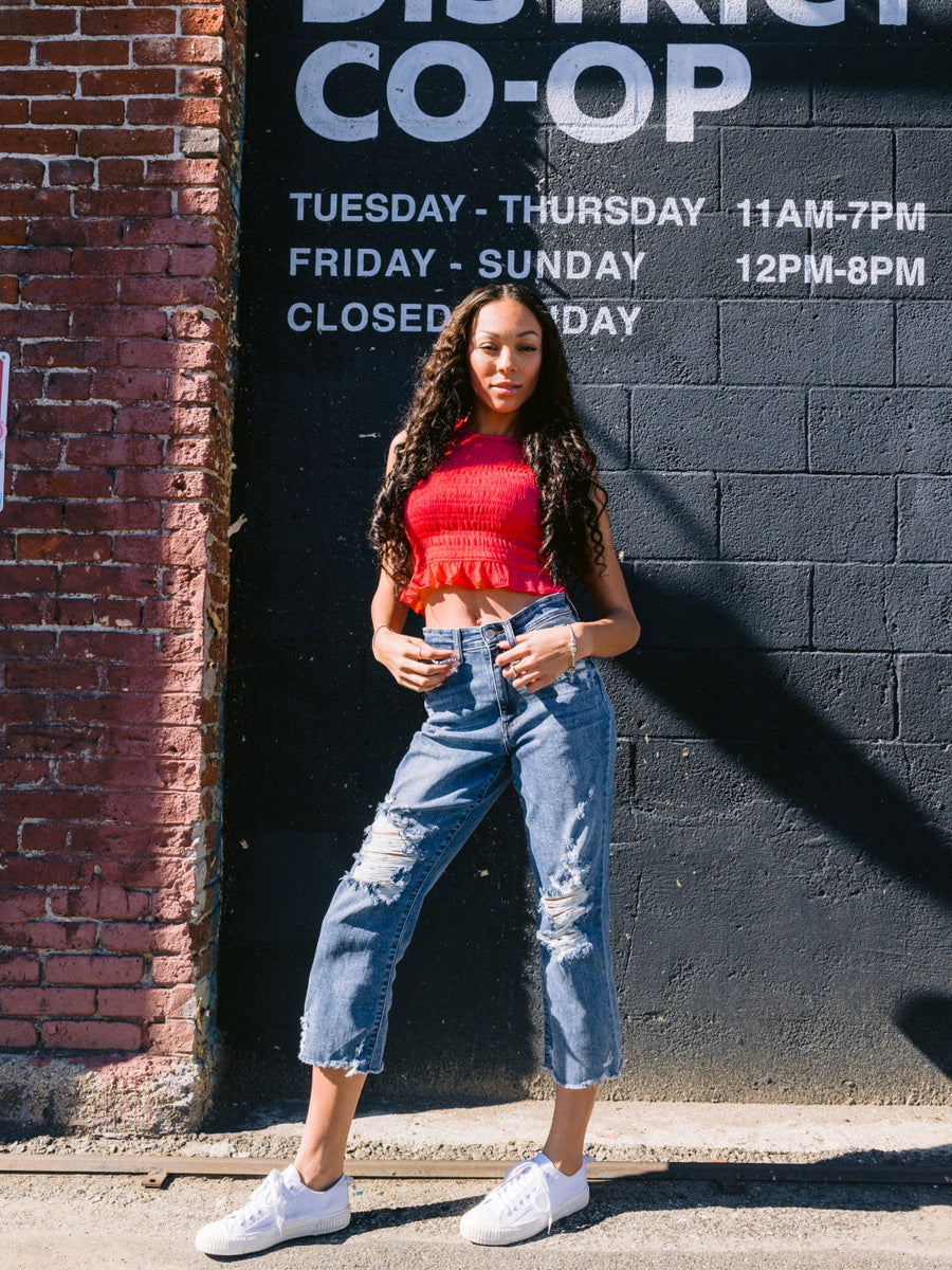 Mia Release Hem Ankle Straight