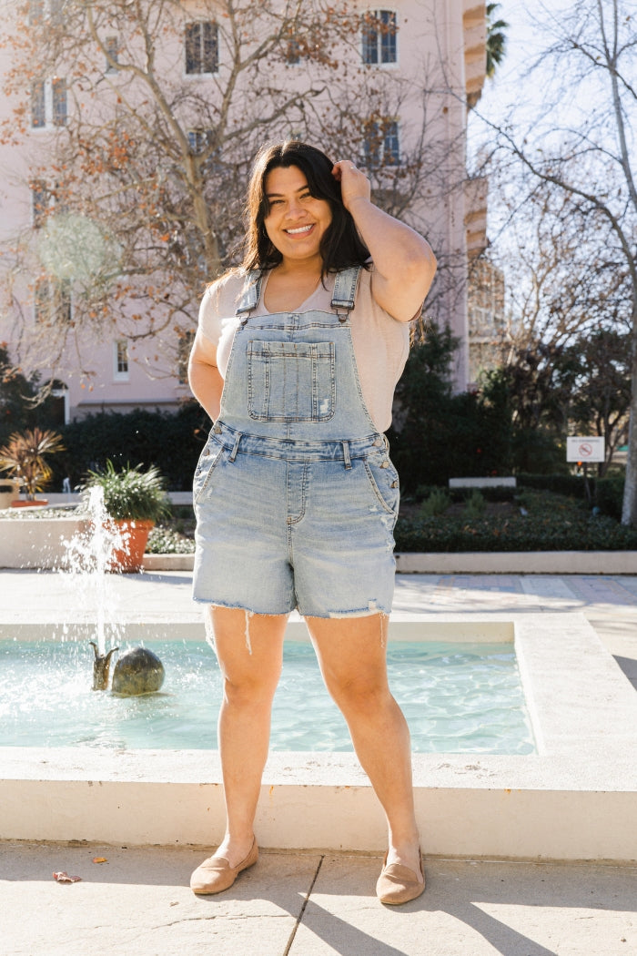 Delaney Destroy Shorts Overall - PLUS