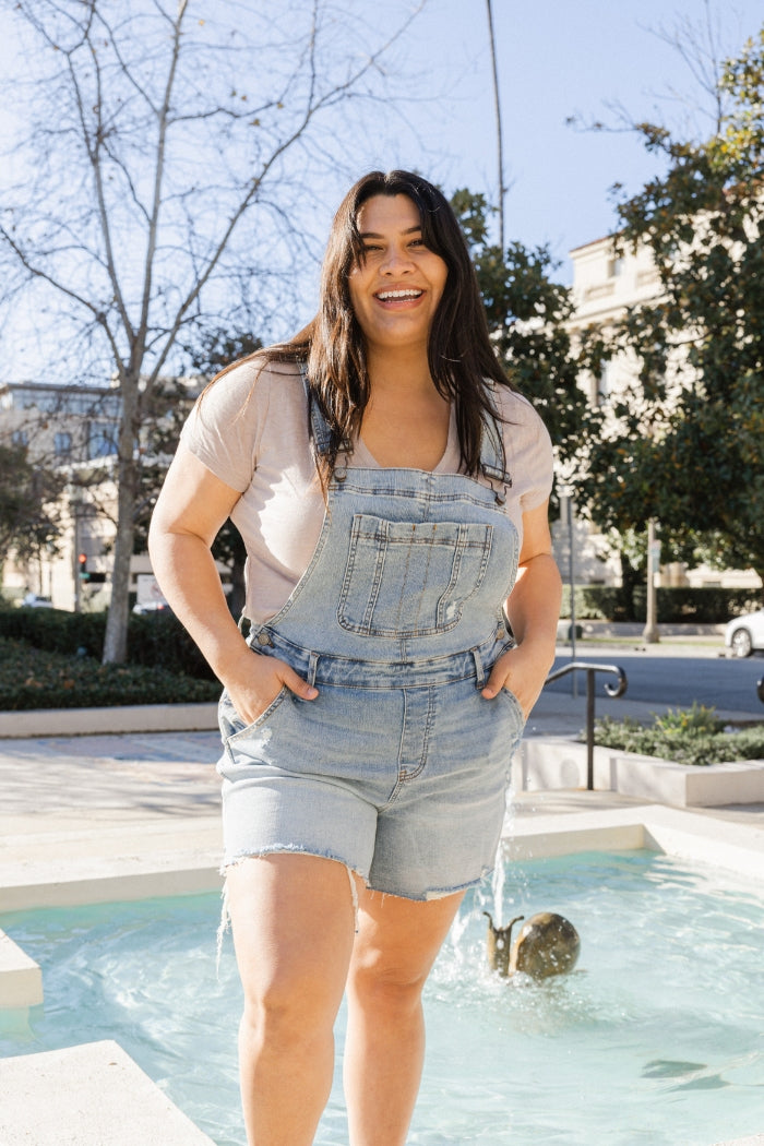 Delaney Destroy Shorts Overall - PLUS