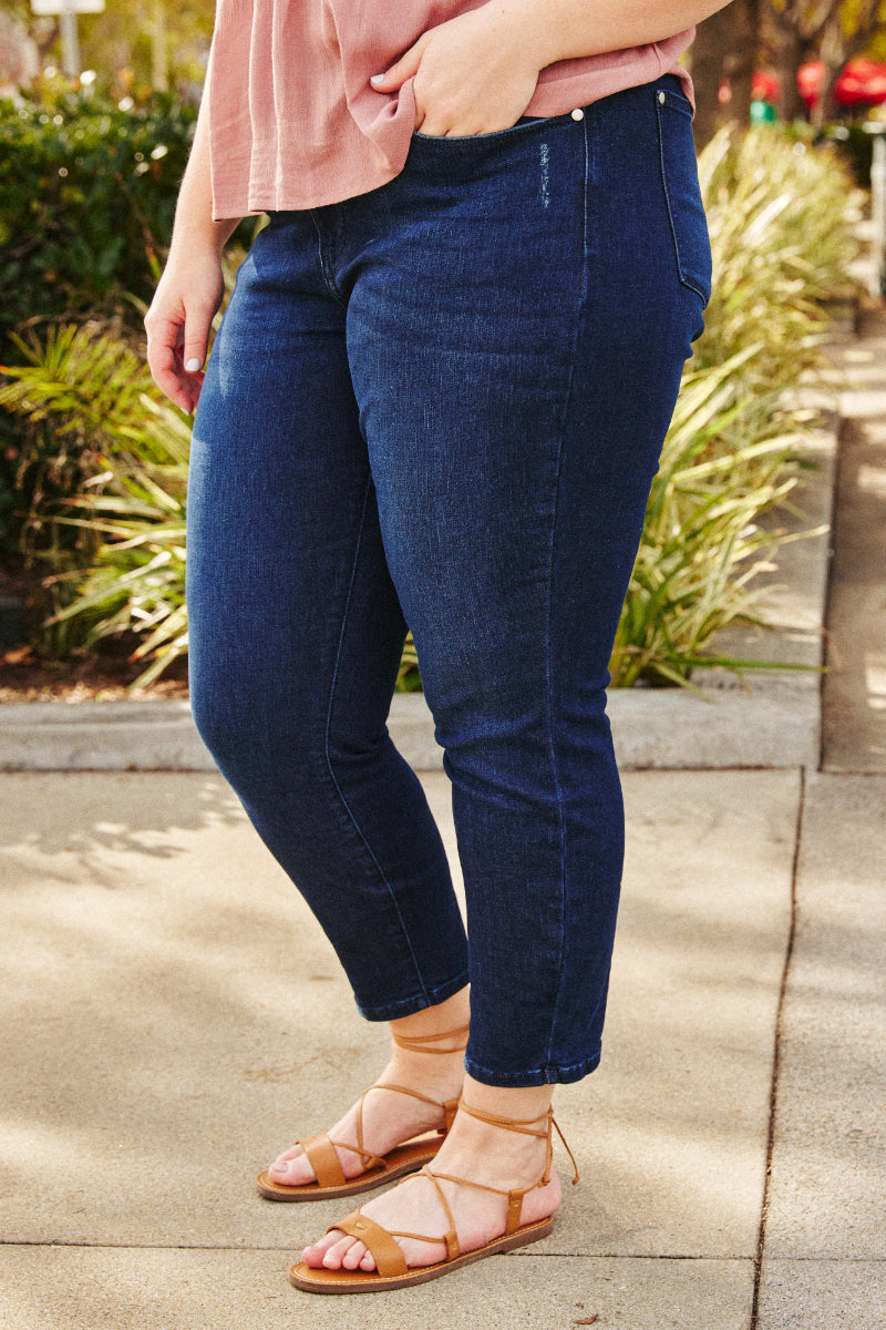Kat Cool Denim Boyfriend - PLUS